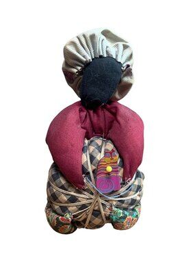 Vintage Handmade Granny Pincushion Doll